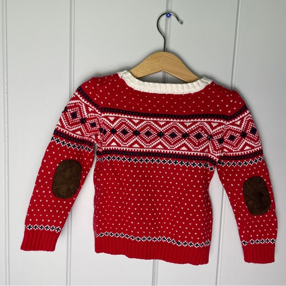 Janie and Jack Fair Isle Crew Neck Sweater - Picture 4 of 6